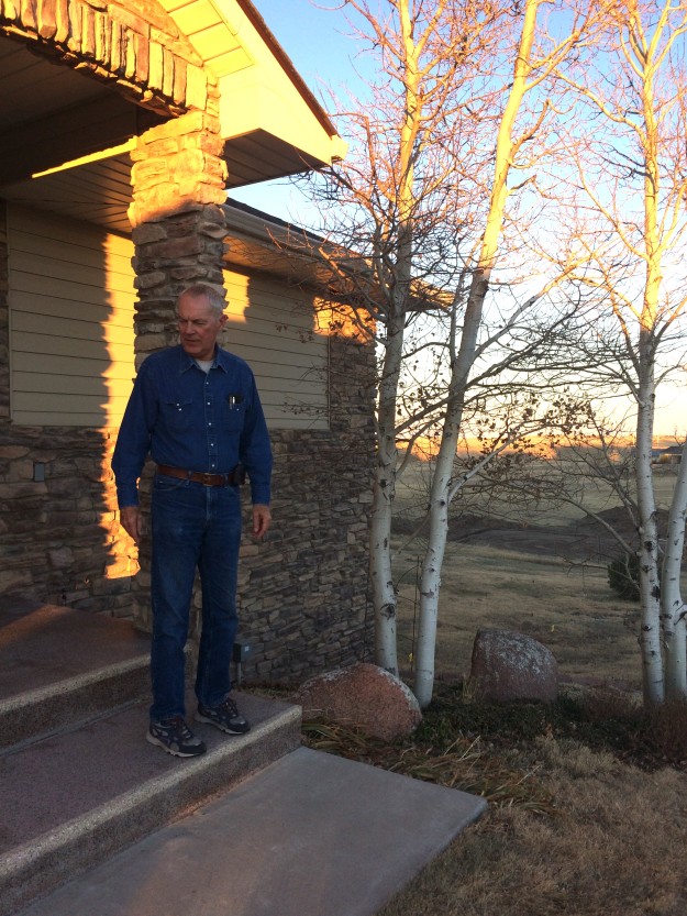 Barry Bruns lives just outside of Cheyenne, in a subdivision where drilling is possible in the future.
