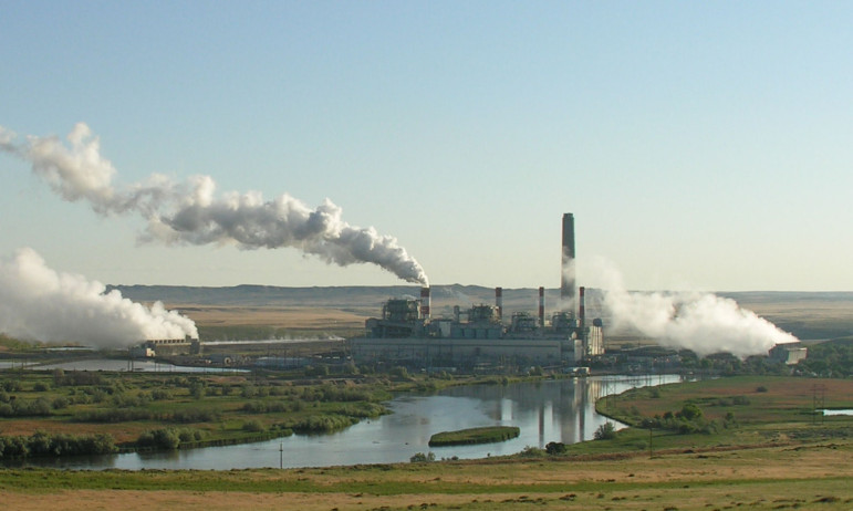 Coal ash is the waste from burning coal that is not released into the air but is collected at the plant and disposed.