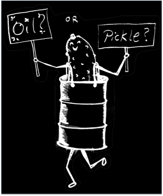Oil or pickle? It's harder than you think.